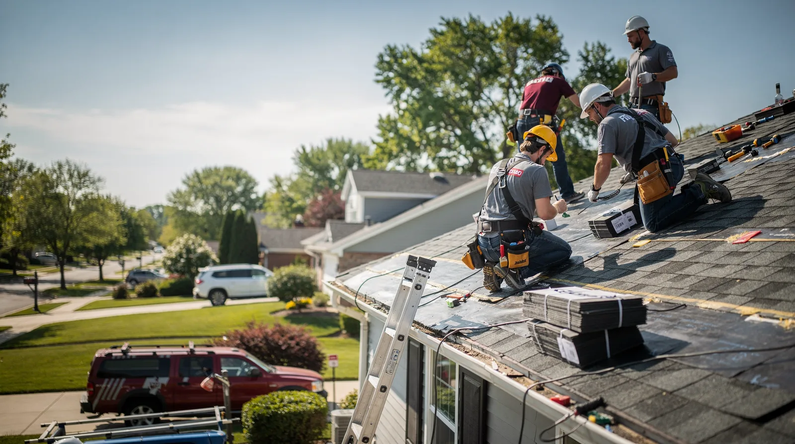 Roof Repair in Wells, ME around you